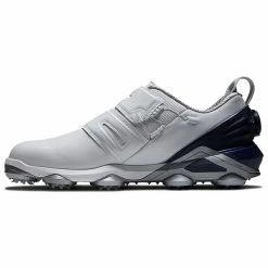 FootJoy Tour Alpha Double BOA 55508 Golf Shoes -Golf Clothing Shop FootJoy Tour Alpha Double BOA Golf Shoes White Navy Charcoal 3