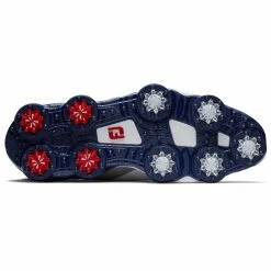 FootJoy Tour Alpha 55500 Golf Shoes -Golf Clothing Shop FootJoy Tour Alpha Shoes White Navy Grey 6
