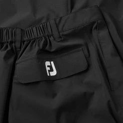 FootJoy HydroLite Waterproof Golf Pants -Golf Clothing Shop FootJoy AW19 HLV2 Rain Trousers 95057 WPFOO008 Black Detail