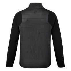 FootJoy Quilted Thermal Golf Wind Jacket 8 FootJoy Quilted Thermal Golf Wind Jacket -Golf Clothing Shop FootJoy AW20 FJ Quilted Jacket 92968 Code WTFOO054 Black back
