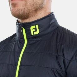 FootJoy Active Insulation Golf Wind Jacket -Golf Clothing Shop FootJoy AW22 Active Insulation Jacket 88817 WTFOO069 Navy Model 2