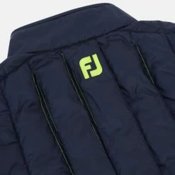 FootJoy Active Insulation Golf Wind Jacket -Golf Clothing Shop FootJoy AW22 Active Insulation Jacket 88817 WTFOO069 Navy Model 5