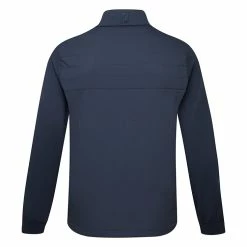 FootJoy FJ Hybrid Golf Wind Jacket -Golf Clothing Shop FootJoy FootJoy AW22 FJ Hybrid Jacket 88821 WTFOO071 Navy Back