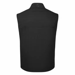 FootJoy FJ Hybrid Golf Wind Vest -Golf Clothing Shop FootJoy FootJoy AW22 FJ Hybrid Vest 88824 WTFOO073 Black Back