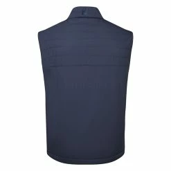 FootJoy FJ Hybrid Golf Wind Vest -Golf Clothing Shop FootJoy FootJoy AW22 FJ Hybrid Vest 88824 WTFOO074 Navy Back
