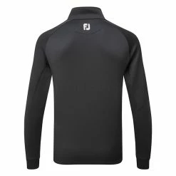 FootJoy Chill-Out 1/4 Zip Golf Pullover -Golf Clothing Shop FootJoy SS19 Chill Out 2.0 Pullover 90146 Code SWFOO088 Black Back