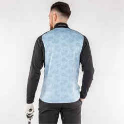 Galvingreen Galvin Green Dason Insula Golf Jacket -Golf Clothing Shop Galvin Green AW22 DASON G134067 BLUE BELL BLACK Model 3