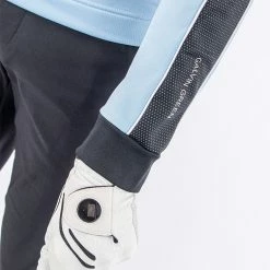 Galvingreen Galvin Green Daxton Insula Golf Pullover -Golf Clothing Shop Galvin Green AW22 DAXTON G124267 BLUE BELL BLACK WHITE Model 5