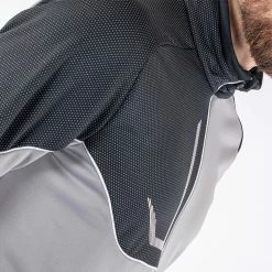 Galvingreen Galvin Green Daxton Insula Golf Pullover -Golf Clothing Shop Galvin Green AW22 DAXTON G124270 SHARKSKIN BLACK WHITE model 2