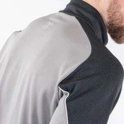Galvingreen Galvin Green Daxton Insula Golf Pullover -Golf Clothing Shop Galvin Green AW22 DAXTON G124270 SHARKSKIN BLACK WHITE model 4