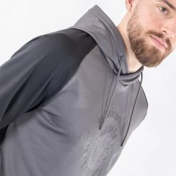 Galvingreen Galvin Green Devlin Insula Golf Hoodie -Golf Clothing Shop Galvin Green AW22 DEVLIN HOODED G134207 FORGED IRON BLACK model 2