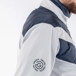 Galvingreen Galvin Green Liam Interface-1 Golf Wind Jacket -Golf Clothing Shop Galvin Green AW22 LIAM G122273 COOL GREY NAVY Model 5