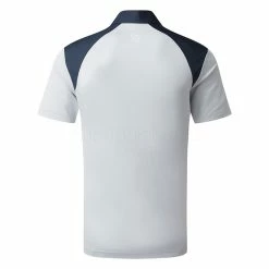 Galvingreen Galvin Green Mapping Golf Polo Shirt -Golf Clothing Shop Galvin Green AW22 Mapping Polo Shirt G136403 SHGAL574 M Cool Grey Navy White Back