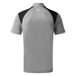 Galvingreen Galvin Green Mapping Golf Polo Shirt -Golf Clothing Shop Galvin Green AW22 Mapping Polo Shirt G136477 SHGAL578 M Sharkskin Black White Back