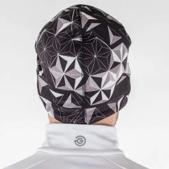 Galvingreen Galvin Green Dikran Insula Golf Beanie -Golf Clothing Shop Galvin Green Dikran Hat Black Sharkskin White 3