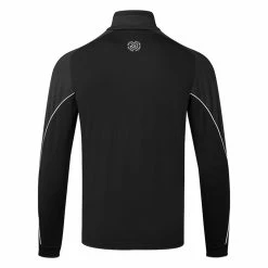 Galvingreen Galvin Green Daxton Insula Golf Pullover -Golf Clothing Shop Galvin Green SS22 Daxton Insula Half Zip Pullover G124271 Code SWGAL355 M Black Granite Grey White Back