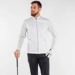Galvingreen Galvin Green Dane Insula Golf Jacket -Golf Clothing Shop Galvin Green SS22 Dane Insula Full Zip Jacket G125001 Code SWGAL357 M White Cool Grey Model 1