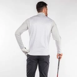 Galvingreen Galvin Green Dane Insula Golf Jacket -Golf Clothing Shop Galvin Green SS22 Dane Insula Full Zip Jacket G125001 Code SWGAL357 M White Cool Grey Model 3