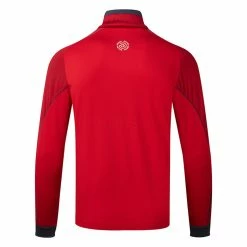 Galvingreen Galvin Green Daxton Insula Golf Pullover -Golf Clothing Shop Galvin Green SS22 Daxton Insula Half Zip Pullover G124223 Code SWGAL352 M Red Navy White Back