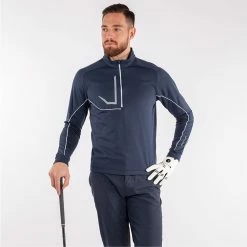 Galvingreen Galvin Green Daxton Insula Golf Pullover -Golf Clothing Shop Galvin Green SS22 Daxton Insula Half Zip Pullover G124231 Code SWGAL353 M Navy Ensign Blue White Model 1