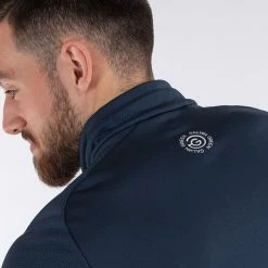 Galvingreen Galvin Green Daxton Insula Golf Pullover -Golf Clothing Shop Galvin Green SS22 Daxton Insula Half Zip Pullover G124231 Code SWGAL353 M Navy Ensign Blue White Model 2
