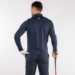 Galvingreen Galvin Green Daxton Insula Golf Pullover -Golf Clothing Shop Galvin Green SS22 Daxton Insula Half Zip Pullover G124231 Code SWGAL353 M Navy Ensign Blue White Model 3