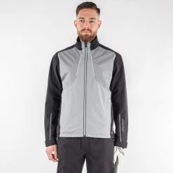 Galvingreen Galvin Green Albert Waterproof Golf Jacket -Golf Clothing Shop Galvin Green SS22 Albert Waterproof Jacket G130077 WJGAL431 Sharkskin Black White model 1