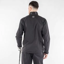 Galvingreen Galvin Green Albert Waterproof Golf Jacket -Golf Clothing Shop Galvin Green SS22 Albert Waterproof Jacket G130077 WJGAL431 Sharkskin Black White model 3