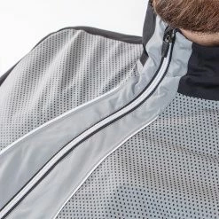 Galvingreen Galvin Green Albert Waterproof Golf Jacket -Golf Clothing Shop Galvin Green SS22 Albert Waterproof Jacket G130077 WJGAL431 Sharkskin Black White model 5