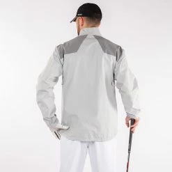 Galvingreen Galvin Green Armstrong Waterproof Golf Jacket 11 Galvingreen Galvin Green Armstrong Waterproof Golf Jacket -Golf Clothing Shop Galvin Green SS22 Armstrong Waterproof Jacket G120207 Code WJGAL419 M Grey White Model 3