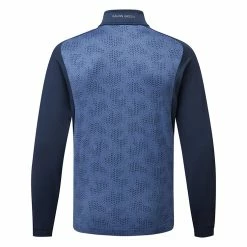 Galvingreen Galvin Green Dason Insula Golf Jacket 5 Galvingreen Galvin Green Dason Insula Golf Jacket -Golf Clothing Shop Galvin Green SS22 Dason Insula Full Zip Jacket G134003 SWGAL376 S Ensign blue Navy Back