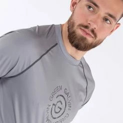 Galvingreen Galvin Green Enzo Golf Base Layer -Golf Clothing Shop Galvin Green SS22 Enzo Thermal Base Layer G128607 Code BLGAL050 M Sharkskin Granite Grey Model 2