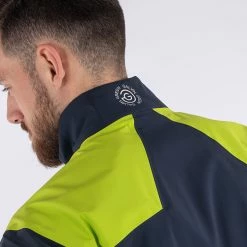 Galvingreen Galvin Green Armstrong Waterproof Golf Jacket -Golf Clothing Shop Galvin Green SS22 Galvin Green SS22 Armstrong Waterproof Jacket G120238 Code WJGAL423 M Navy White Lime Model 2