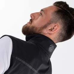 Galvingreen Galvin Green Lion Interface-1 Golf Wind Vest -Golf Clothing Shop Galvin Green SS22 Lion Full Zip Windproof Bodywarmer G122477 Code WTGAL193 M Black model 2