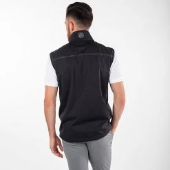 Galvingreen Galvin Green Lion Interface-1 Golf Wind Vest -Golf Clothing Shop Galvin Green SS22 Lion Full Zip Windproof Bodywarmer G122477 Code WTGAL193 M Black model 3