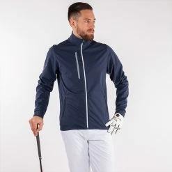 Galvingreen Galvin Green Lyle Interface-1 Golf Wind Jacket -Golf Clothing Shop Galvin Green SS22 Lyle Full Zip Windproof Jacket G122133 Code WTGAL189 M Navy White Model 1