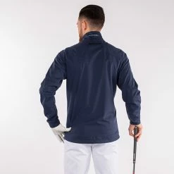 Galvingreen Galvin Green Lyle Interface-1 Golf Wind Jacket -Golf Clothing Shop Galvin Green SS22 Lyle Full Zip Windproof Jacket G122133 Code WTGAL189 M Navy White Model 3