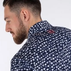 Galvingreen Galvin Green Mack Golf Polo Shirt -Golf Clothing Shop Galvin Green SS22 Mack Polo Shirt G126931 Code SHGAL543 M Navy White Model 2