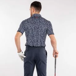 Galvingreen Galvin Green Mack Golf Polo Shirt -Golf Clothing Shop Galvin Green SS22 Mack Polo Shirt G126931 Code SHGAL543 M Navy White Model 3