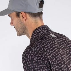 Galvingreen Galvin Green Mack Golf Polo Shirt -Golf Clothing Shop Galvin Green SS22 Mack Polo Shirt G126977 Code SHGAL545 M Black Sharkskin Model 2