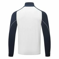 Galvingreen Galvin Green Daxton Insula Golf Pullover -Golf Clothing Shop Galvin Green SS23 Daxton 1 4 Zip Sweater G124237 SWGAL384 S Navy Cool Grey White Back
