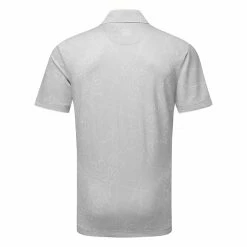 Galvingreen Galvin Green Maverick Golf Polo Shirt 5 Galvingreen Galvin Green Maverick Golf Polo Shirt -Golf Clothing Shop Galvin Green SS23 Maverick Polo Shirt G137207 SHGAL599 S Cool Grey White Back