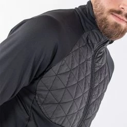 Galvingreen Galvin Green Dexter Insula Golf Jacket -Golf Clothing Shop Galvin Green Dexter Full Zip Golf Jacket Black G134177 SWGAL368 Model 5