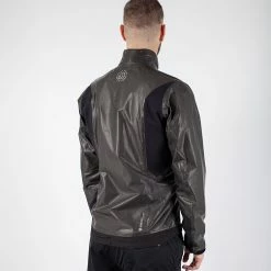 Galvingreen Galvin Green Angus Shakedry Waterproof Golf Jacket -Golf Clothing Shop Galvin Green SS21 Angus Waterproof Jacket G110277 Code WJGAL397 Ash Grey Black Model 3