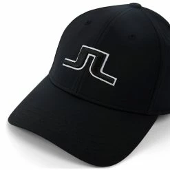 Jlindeberg J.Lindeberg Angus Golf Cap -Golf Clothing Shop J Lindeberg Angus Golf Cap Black White 3