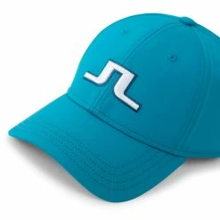 Jlindeberg J.Lindeberg Angus Golf Cap -Golf Clothing Shop J Lindeberg Angus Golf Cap Enamel Blue Moroccan Blue White 3