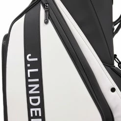 Jlindeberg J.Lindeberg ST Golf Tour Staff Bag -Golf Clothing Shop J Lindeberg Staff ST Golf Tour Staff Bag Black White 5
