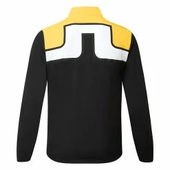 Jlindeberg J.Lindeberg KV Hybrid Golf Wind Jacket -Golf Clothing Shop J.Lindeberg KV Hybrid Golf Wind Jacket20BlackDaylilyWhite WTLIN027 Back