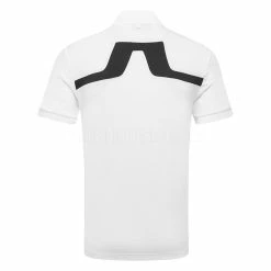 Jlindeberg J.Lindeberg KV Golf Polo Shirt -Golf Clothing Shop J.Lindeberg KV Regular Fit Polo GMJT06620 0000 SHLIN130 White Black Back