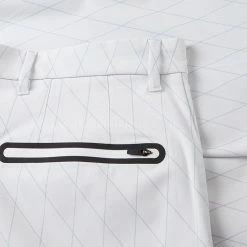 Jlindeberg J.Lindeberg Active Argyle Golf Shorts -Golf Clothing Shop J.Lindeberg SS22 Active Argyl Golf Short P1345071 White Detail